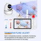Babyphone Vidéo 5 Pouces Avec Caméra PTZ Et Vision Nocturne