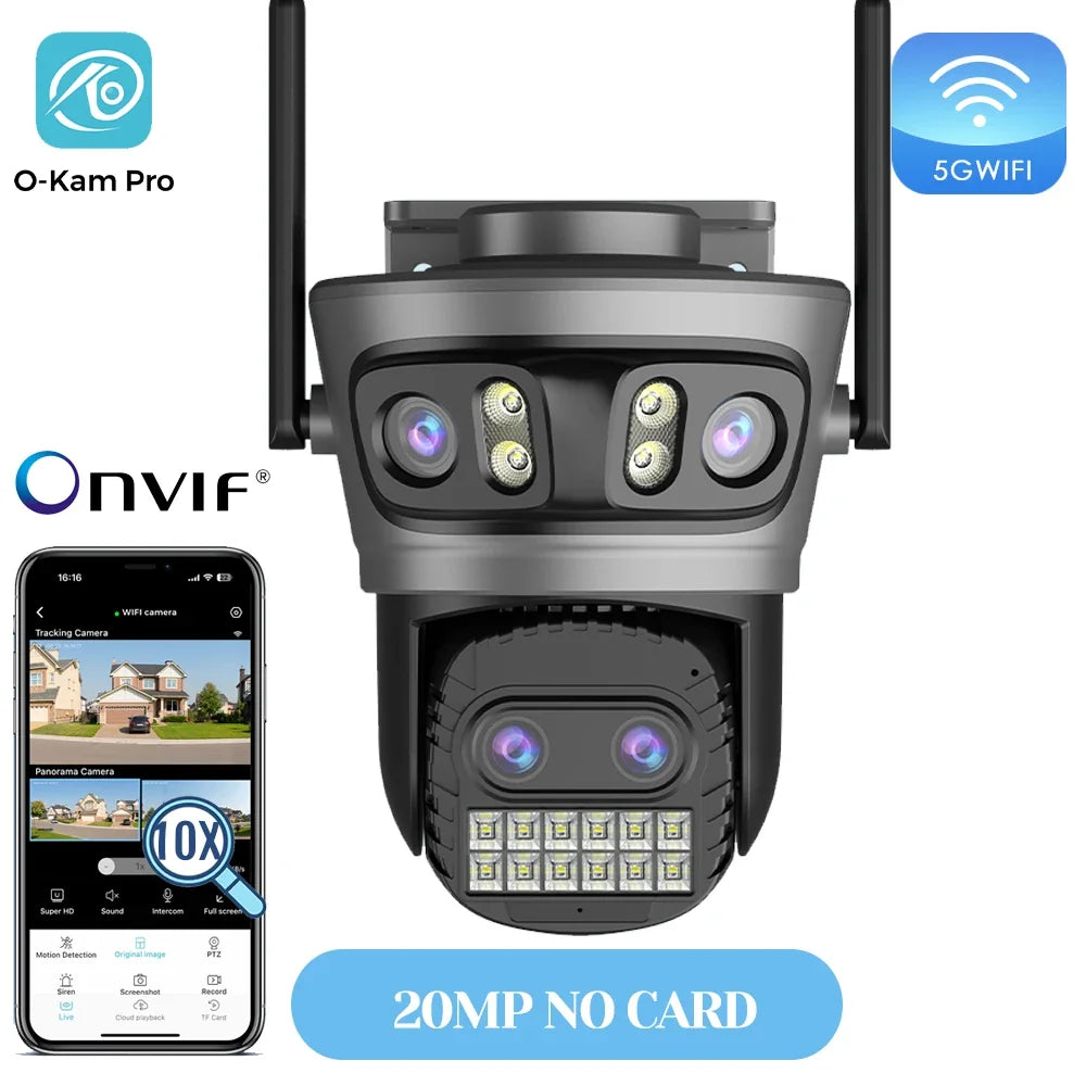 Caméra De Surveillance Extérieure PTZ Wi-Fi 10X