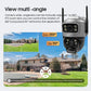 Caméra De Surveillance Solaire 4G Double Objectif 8MP